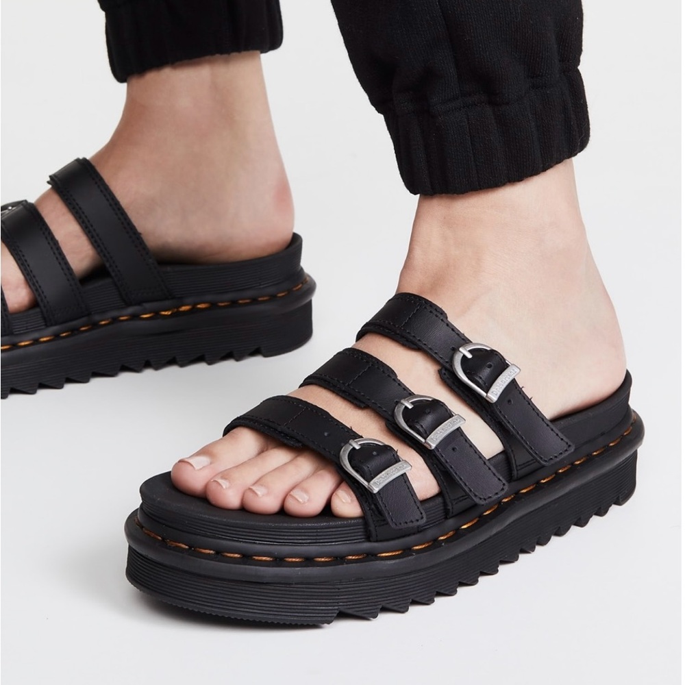 Dr. Martens Blaire Leather Slides
